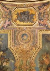 The Ending of the Mania for Duels in 1662, Ceiling Painting from the Galerie des Glaces